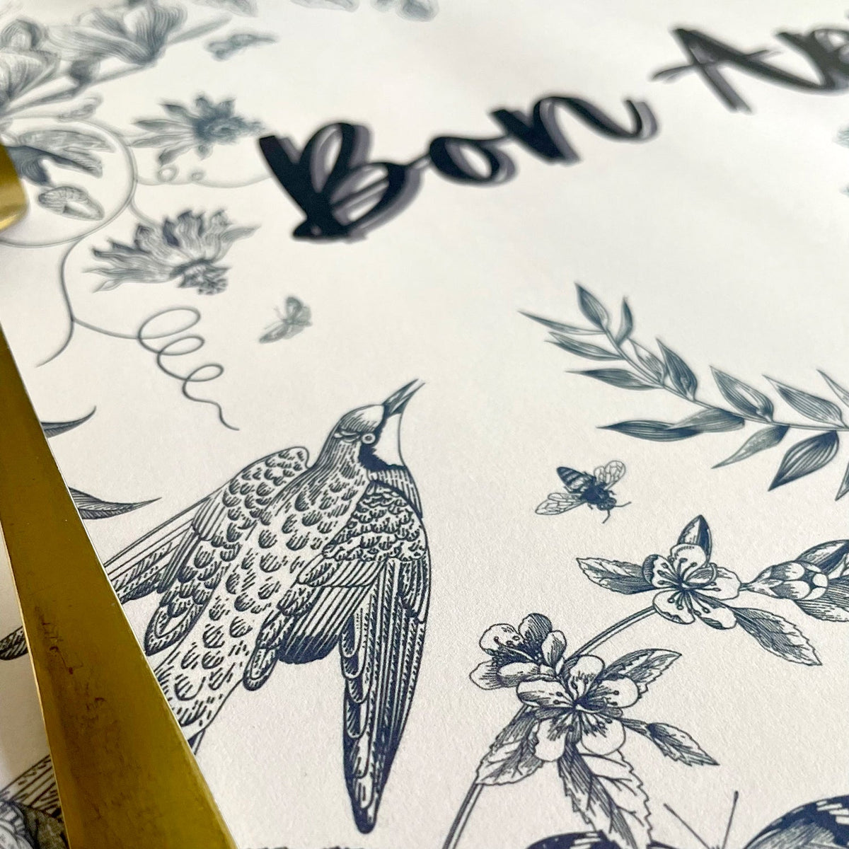Disposable Placemats – Bon Appetit Birds – view 5