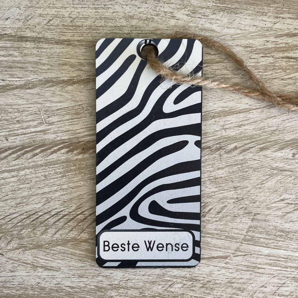 Wooden Gift Tags – Animal Print – view 3