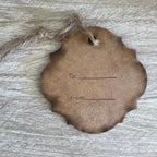 Wooden Gift Tag – Pink Tiger – view 3