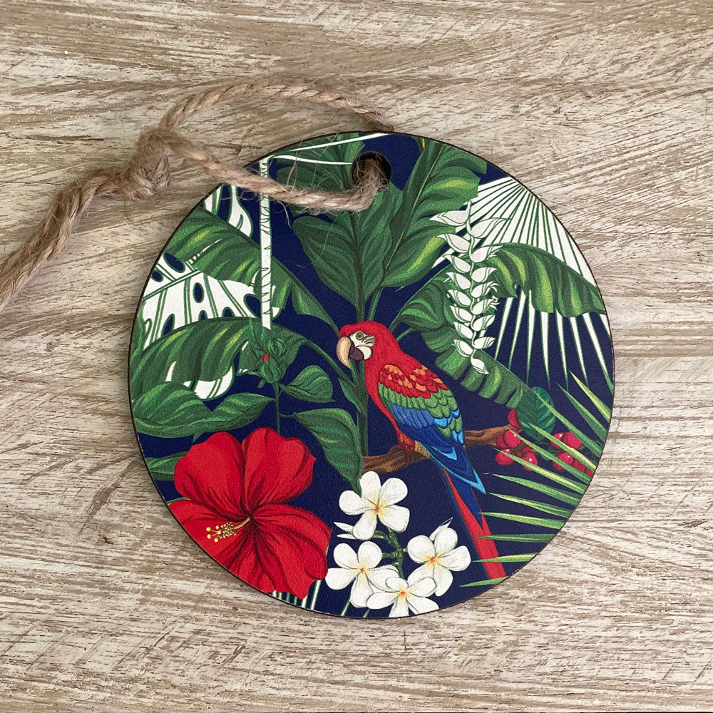 Wooden Gift Tag – Tropical