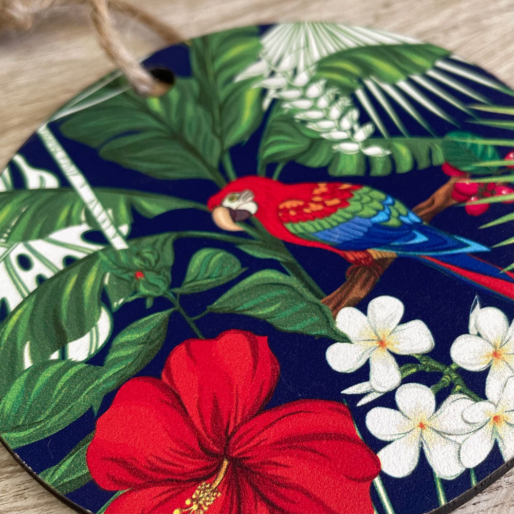 Wooden Gift Tag – Tropical – view 2