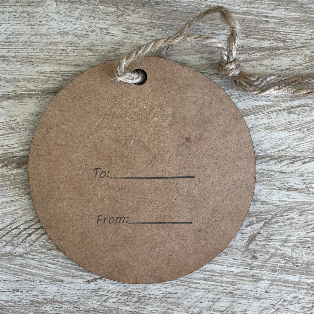 Wooden Gift Tag – Tropical – view 3