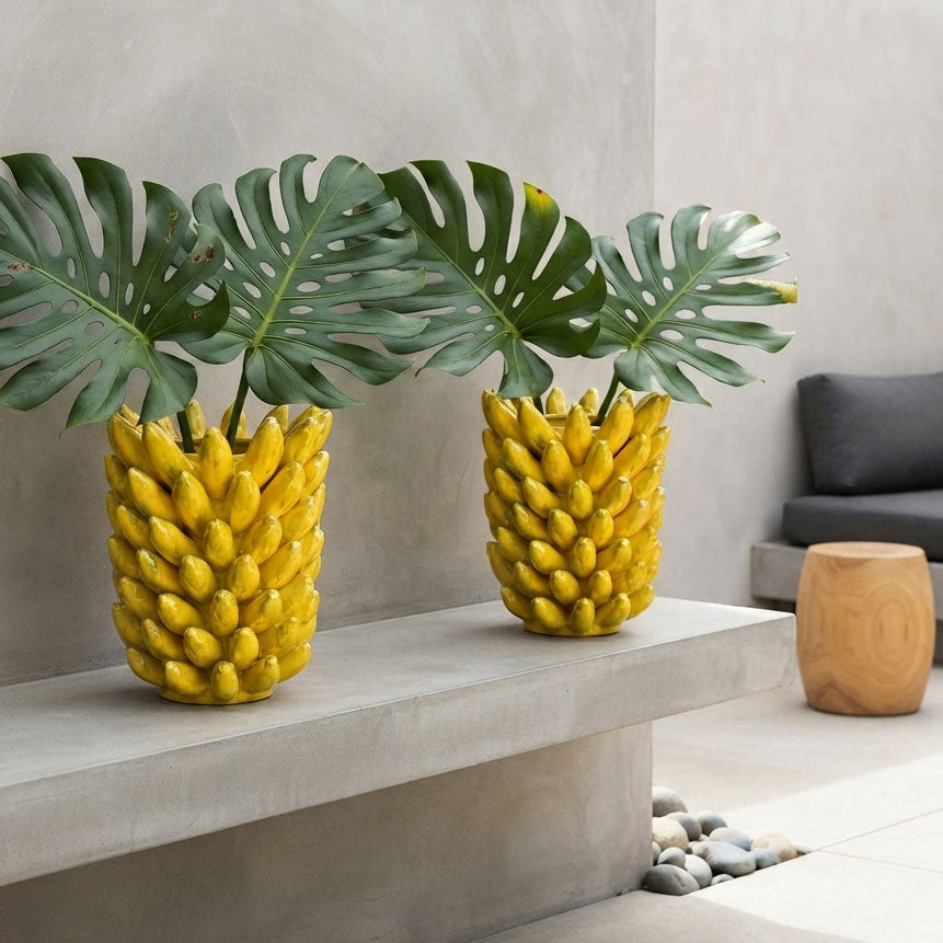 Decorative Vase – Yellow Bananas
