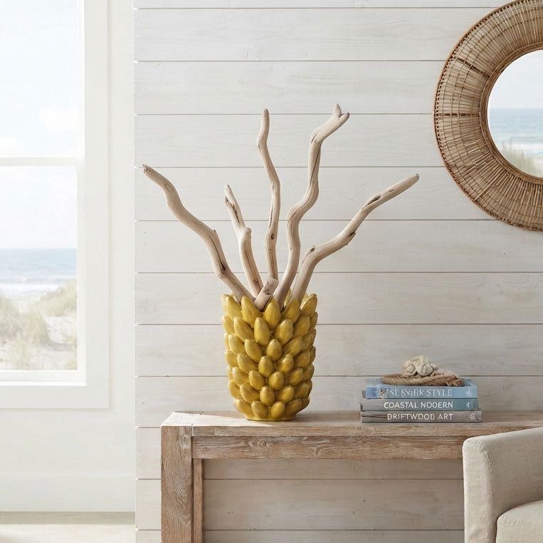 Decorative Vase – Yellow Bananas – view 2