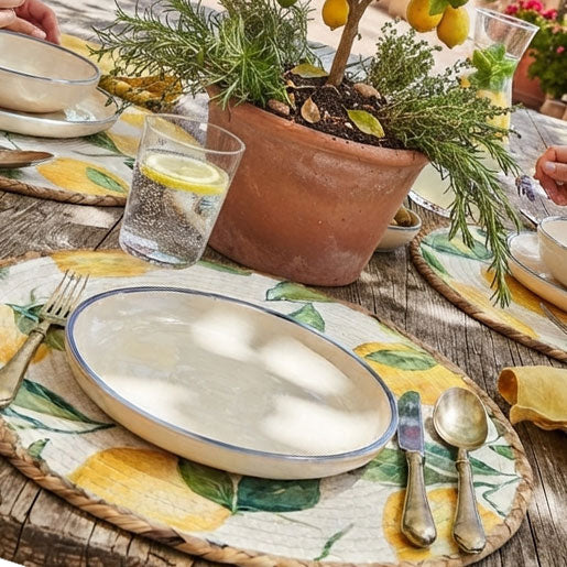 Woven Placemats – Lemon – view 2