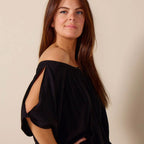 Boho Maxi Dress - Black – view 4