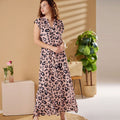 Coco Dress - Pink Leopard