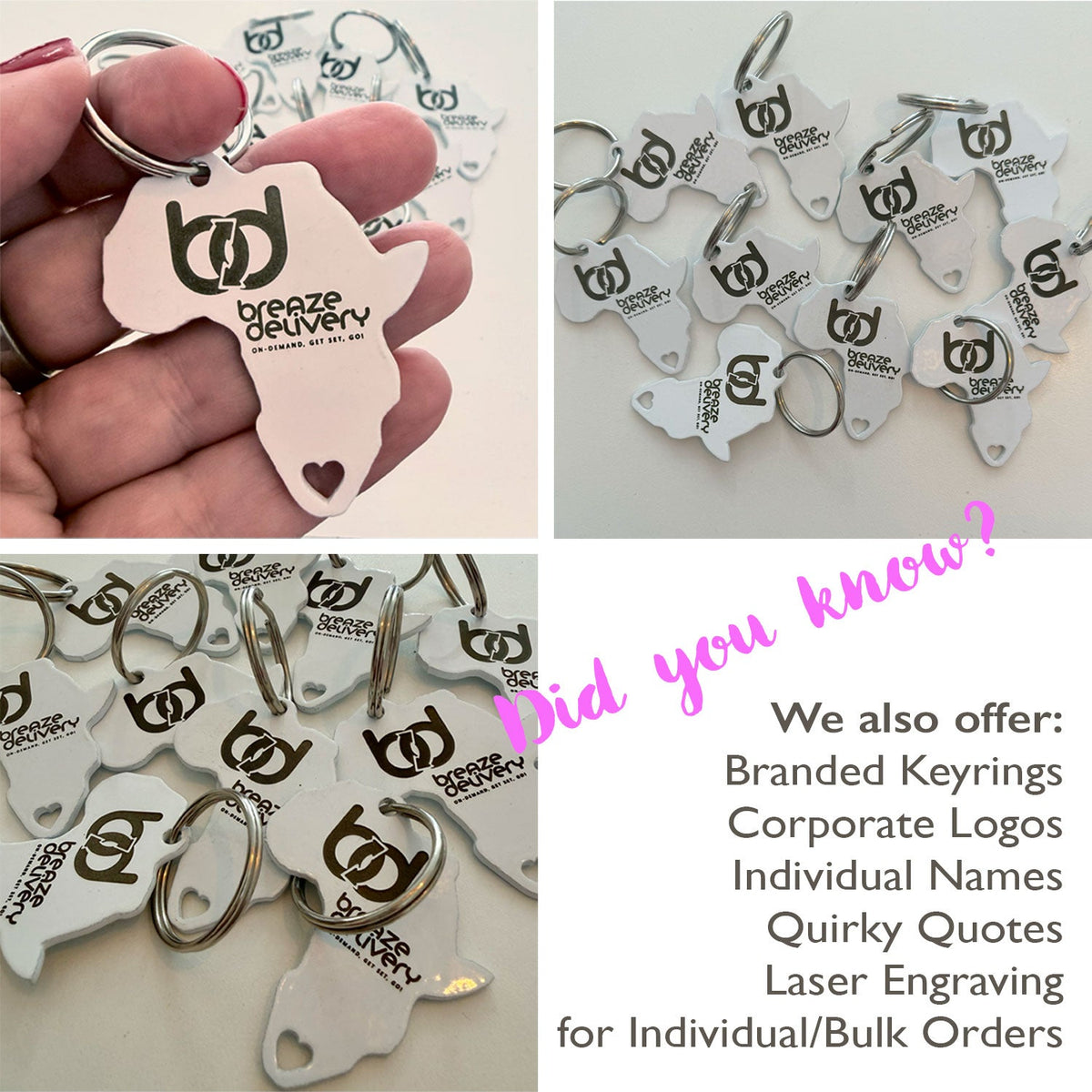 Keyring – AFRICA LOVE SA – Corporate Branding – view 2