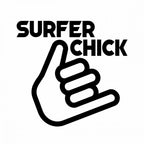 Carfitti Sticker – Surfer Chick – view 2