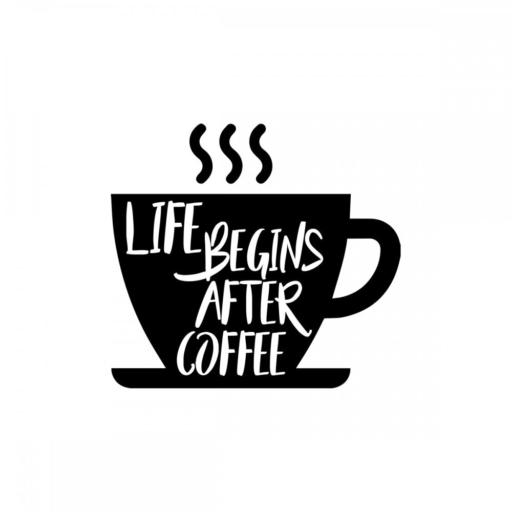 Carfitti Sticker – Life Begins After Coffee