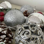 Christmas Baubles – Silver Variety – view 4