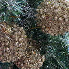 Christmas Baubles – Sparkly Gold – view 3