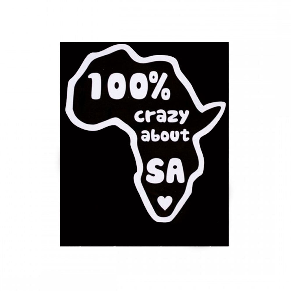 Carfitti Sticker – 100% Crazy About SA – view 2
