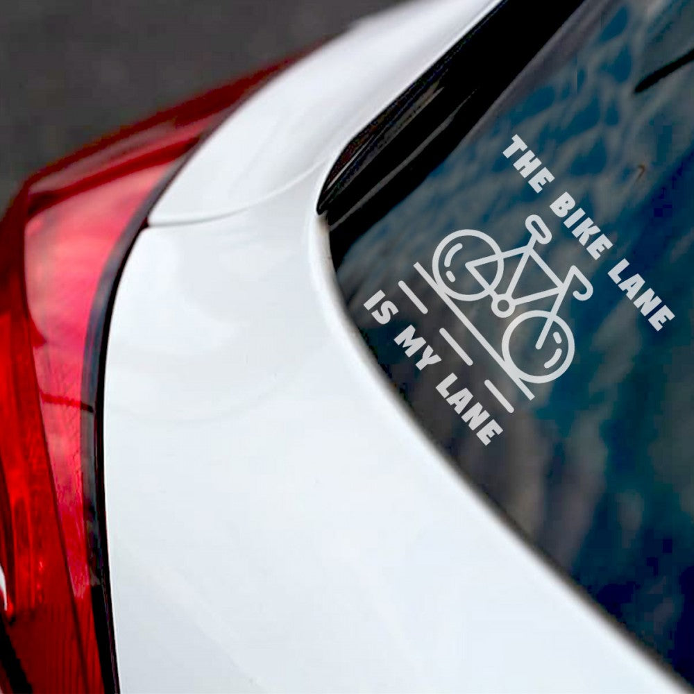 Carfitti Sticker – Bike Lane is My Lane – view 2