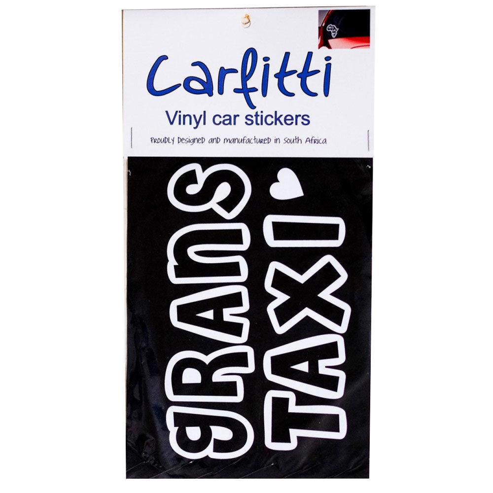 Carfitti Sticker – Gran's Taxi – view 2