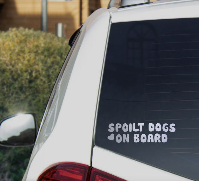 Carfitti Sticker – Spoilt Dogs on Board