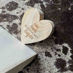 Wooden Heart Wedge Doorstop – view 6
