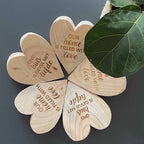Wooden Heart Wedge Doorstop – view 3