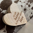 Wooden Heart Wedge Doorstop – view 5