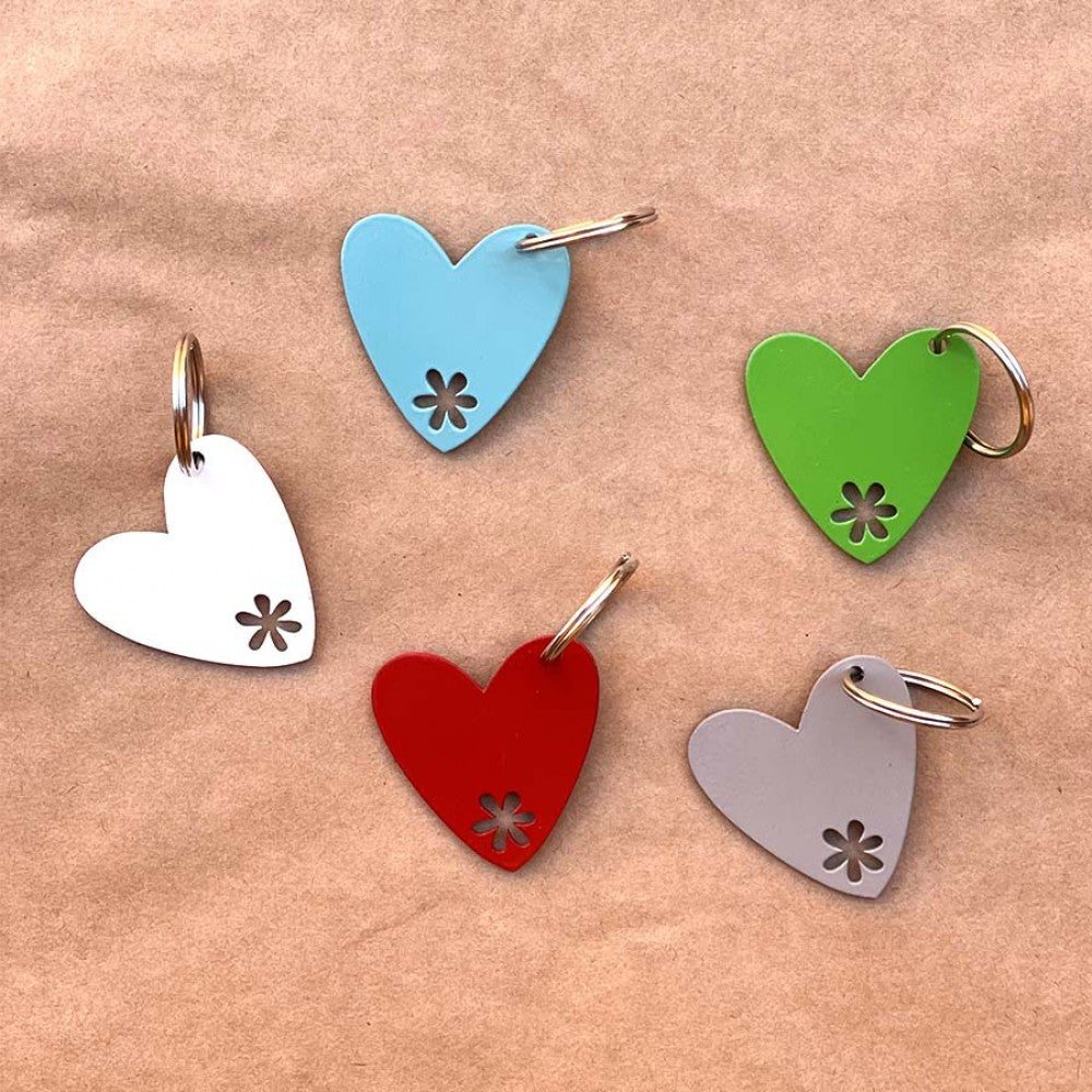 Metal Keyring – Heart – view 4
