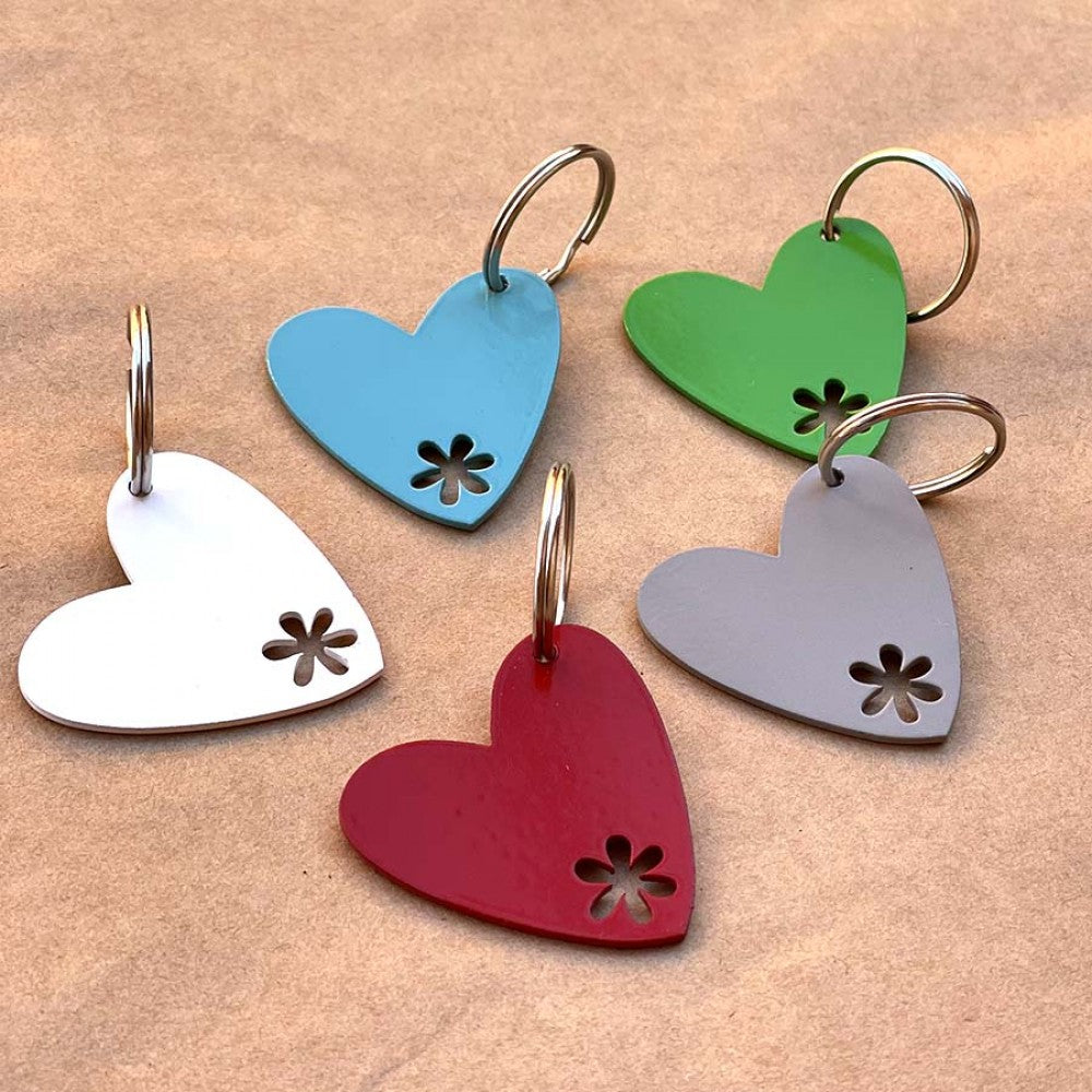 Metal Keyring – Heart – view 2