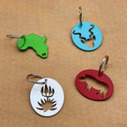 Metal Keyrings – HOME GROWN (Set of 4) – view 2