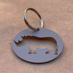 Metal Keyring – RHINO – view 4