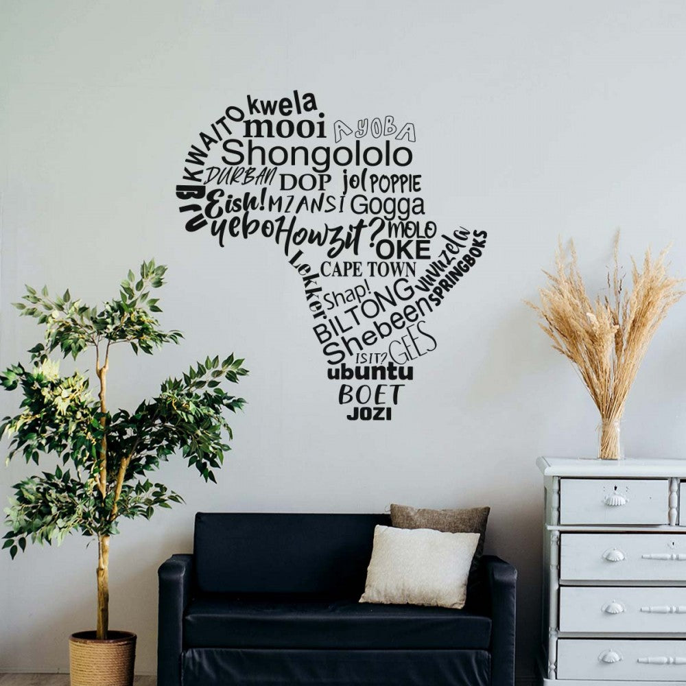 Wall Art – Africa with Words