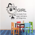 Wall Art – GIRL – Sugar & Spice