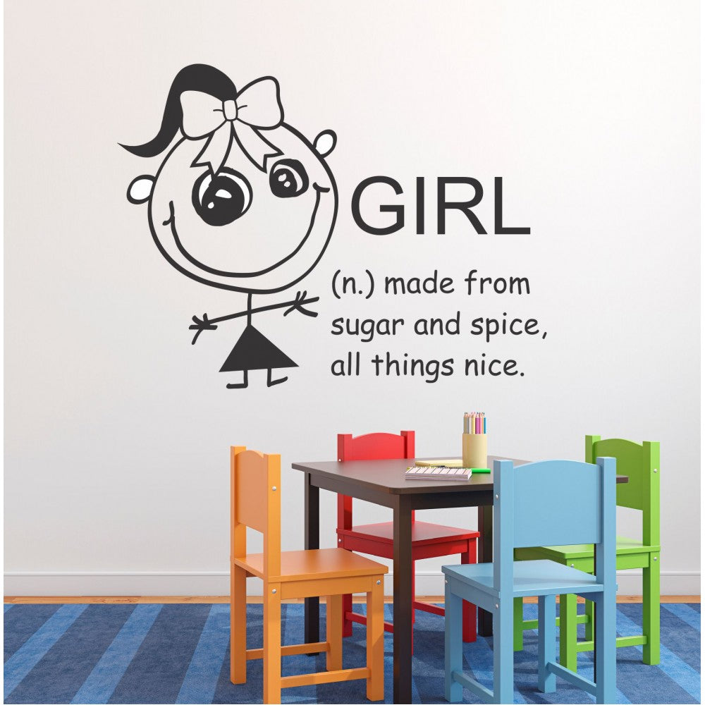 Wall Art – GIRL – Sugar & Spice