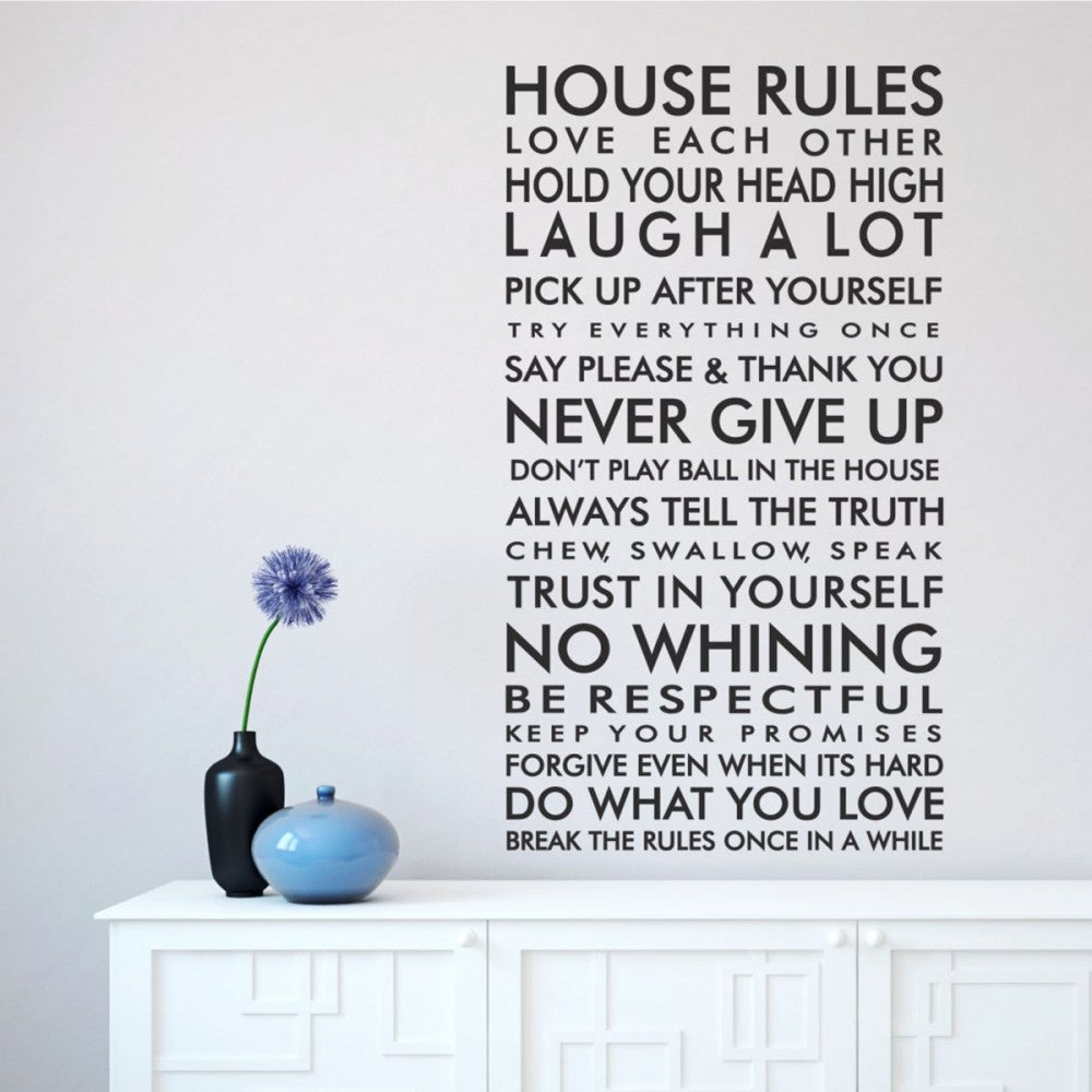 Wall Art – House Rules