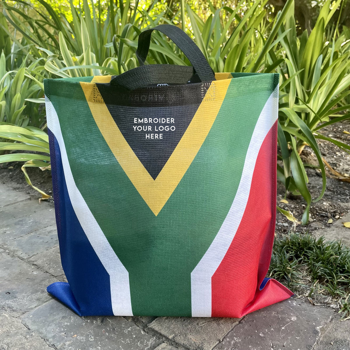 Branded Recycled Plastic Tote Bag – SA Flag – view 2