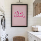 Art Print – Alexa, Do The Laundry! – PINK – view 2