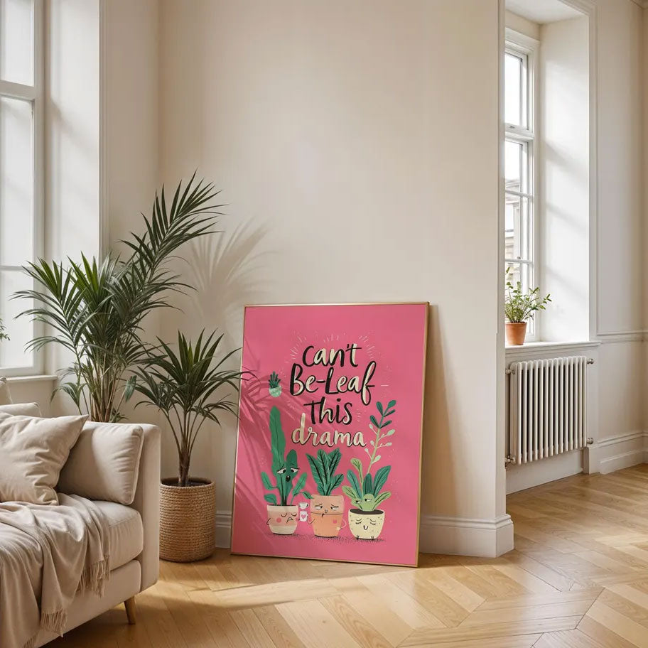 Art Print – Cant Be-Leaf Drama – view 3