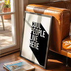 Art Print – Cool People Typography – view 2