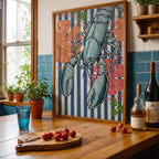 Art Print – Retro Lobster