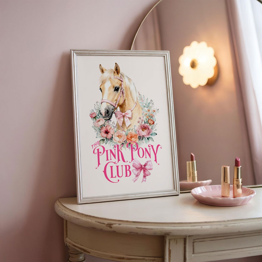 Art Print – Pink Pony Club – view 3