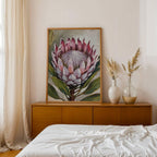 Art Print – Protea Flower Painting – view 2