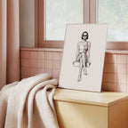 Art Print – Retro Poolside Girl