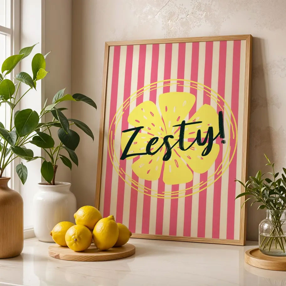 Art Print – Zesty Lemon – view 3