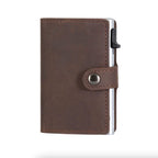 Leather EaziCard Wallet| BROWN