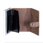 Leather EaziCard Wallet| BROWN – view 2