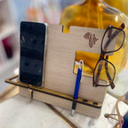 2-Tone Wooden Docking Station