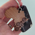 Keyring – Wooden Africa – Shwe Shwe