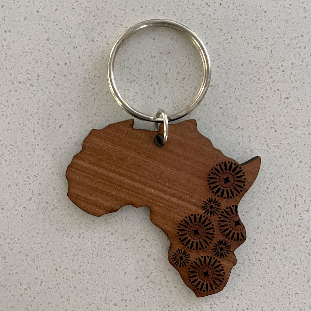 Keyring – Wooden Africa – Shwe Shwe – view 3