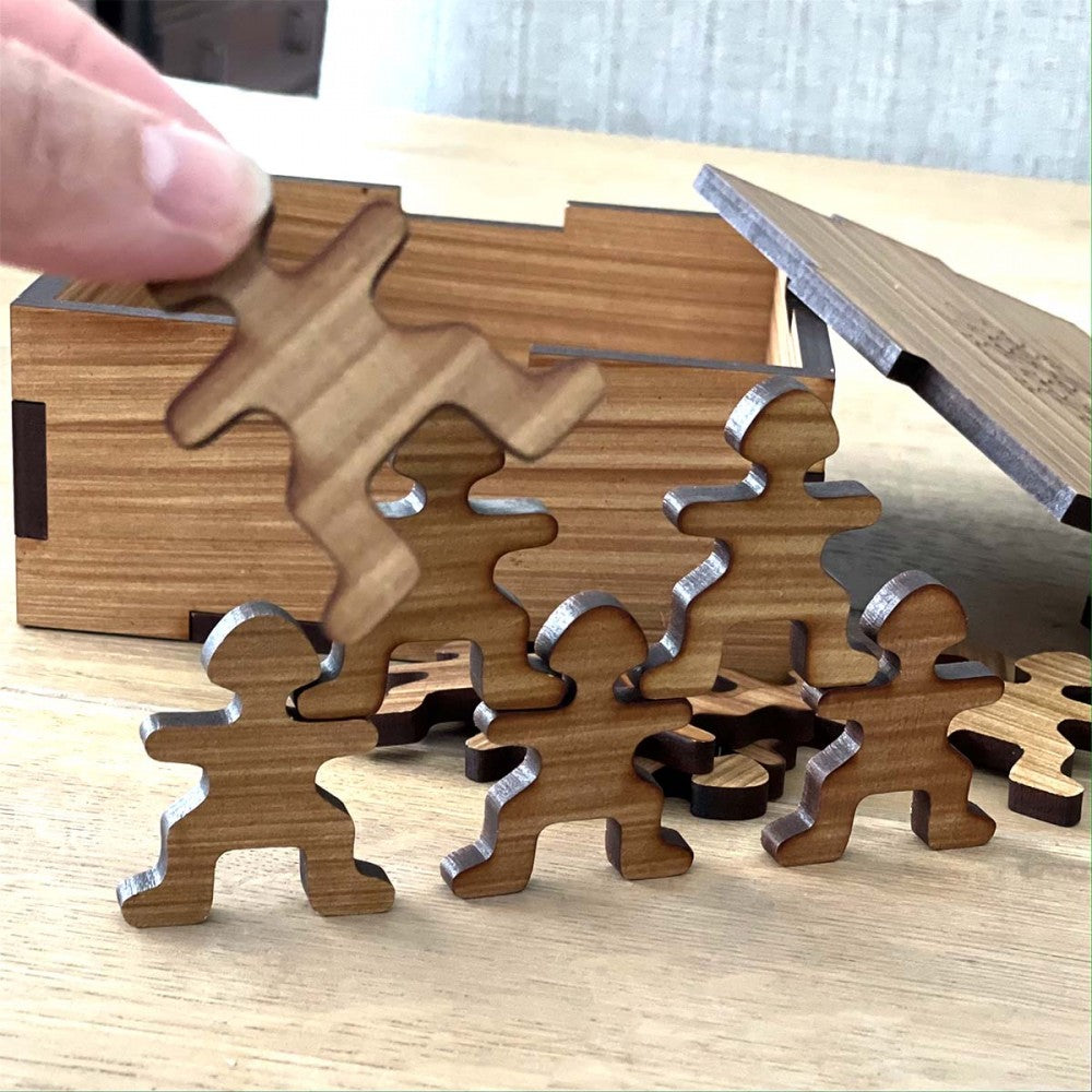 Balancing Act Game – Wooden Box – view 3