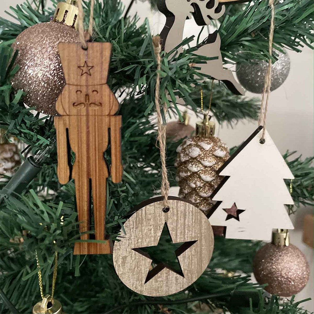 Christmas Decorations – Assorted Wooden – view 4