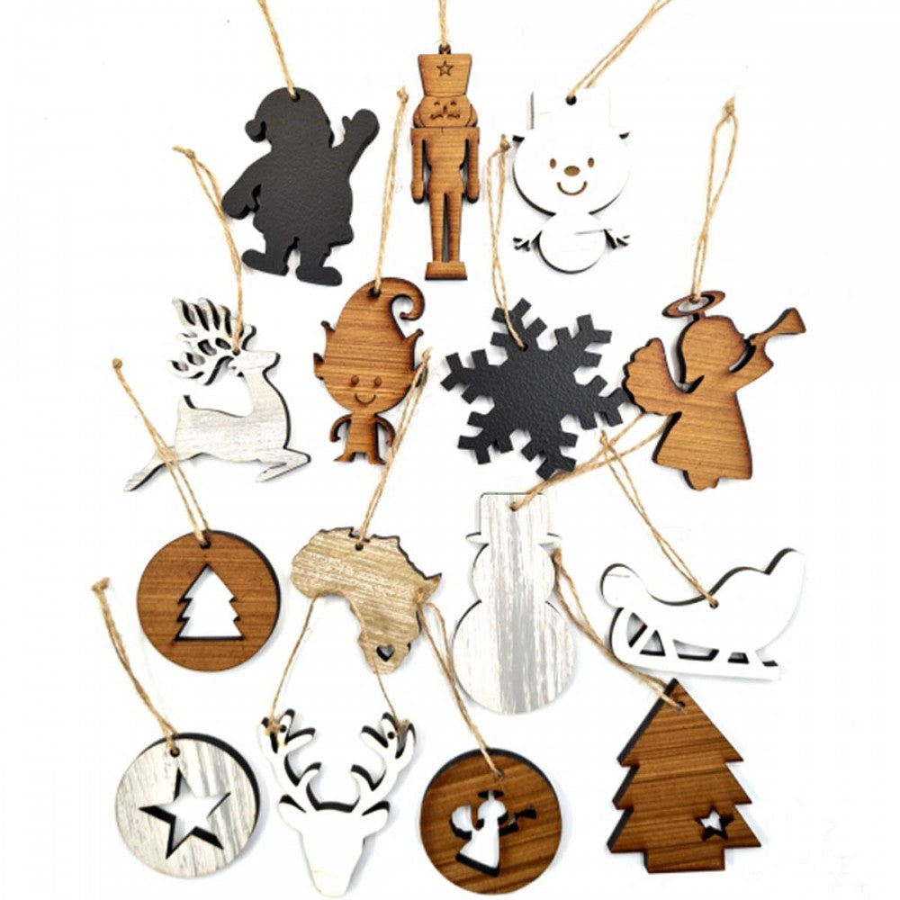 Christmas Decorations – Assorted Wooden – view 9