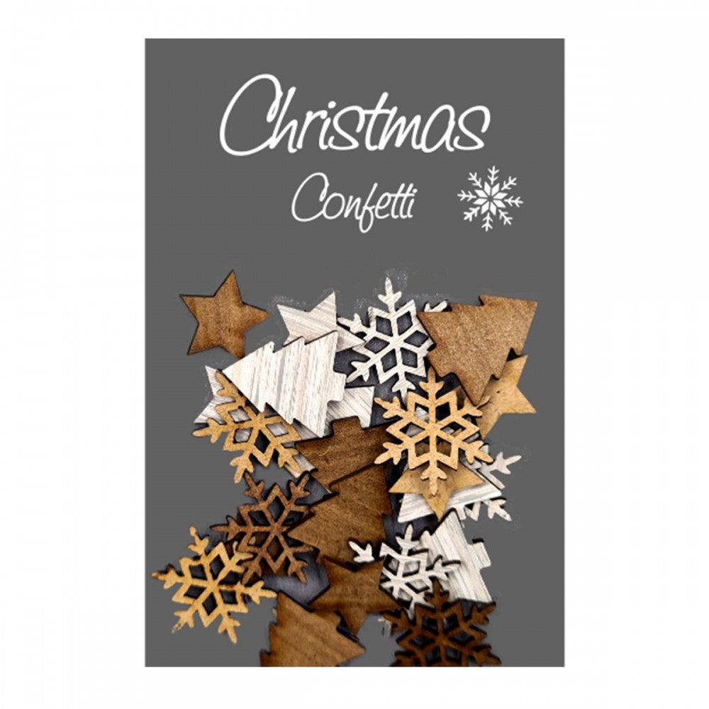 Christmas Confetti – Assorted Wooden – view 2