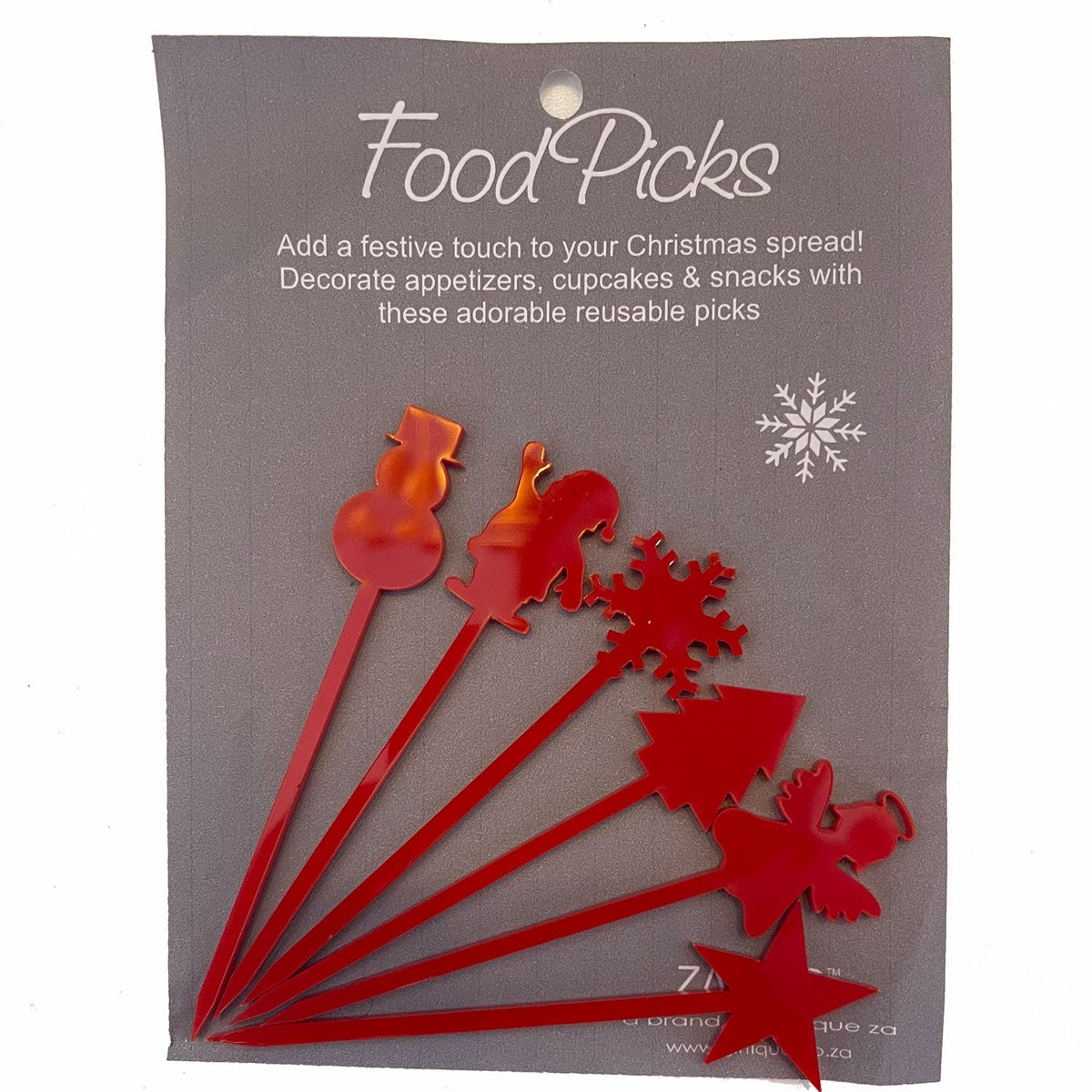 Christmas Food Picks – Set of 6